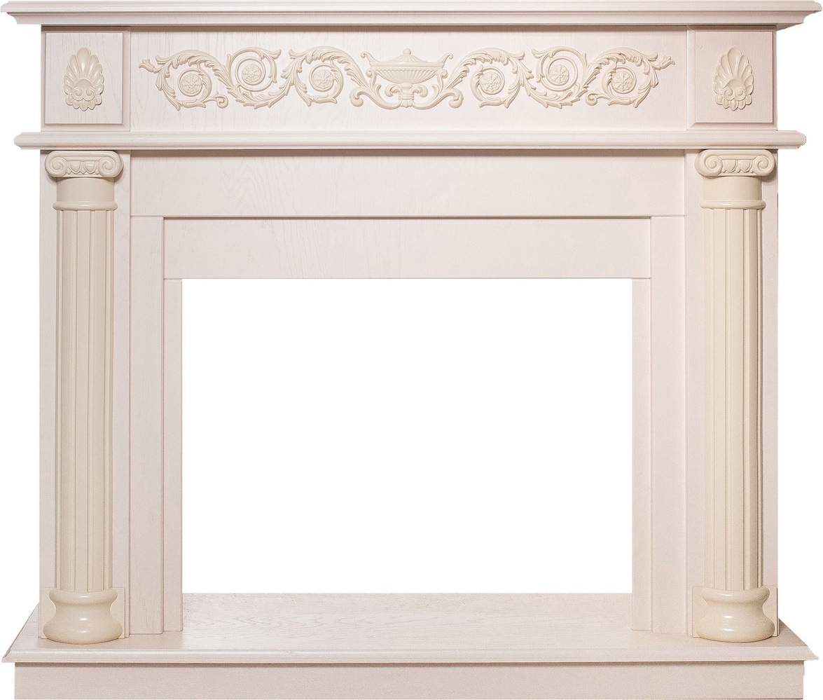 Портал для электрокамина ATTICA R 25'5/26 WT-F612 (990х1160х330, МДФ, айвори) - артикул K0000101832