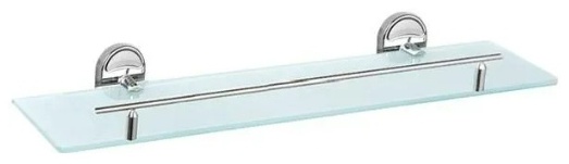 Полка Potato P1707 (52*12 см) стеклянная, Хром - артикул K0000105029