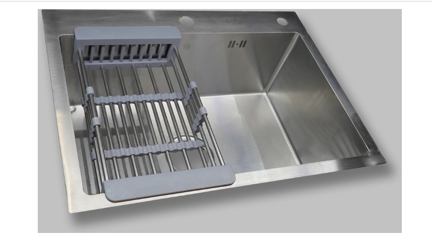 Кухонная мойка 600*450 арт.ST-AS6045BR матовый хром - артикул K0000079880