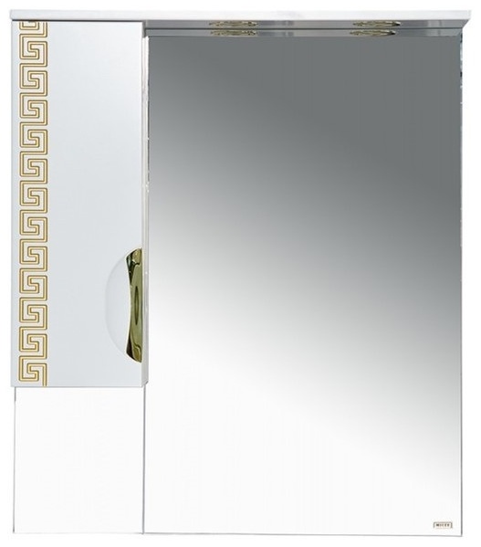 Престиж - 80 Зеркало-шкаф (левое) золотая патина - артикул K0000042061