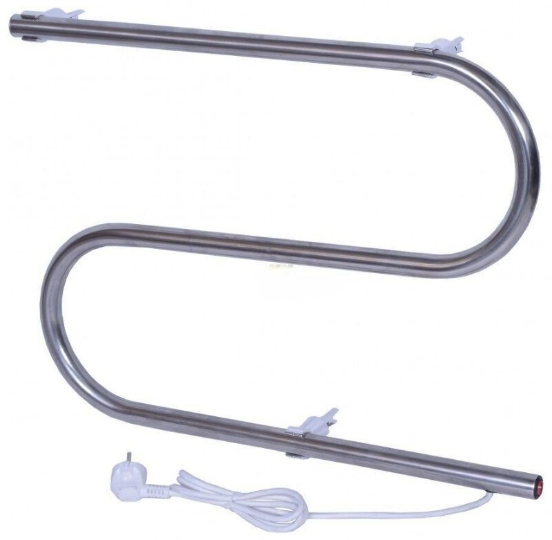 Полотенцесушитель S-образный электректрический ПСН-03-02 420х600 (крепления в комплекте) - артикул K0000191091