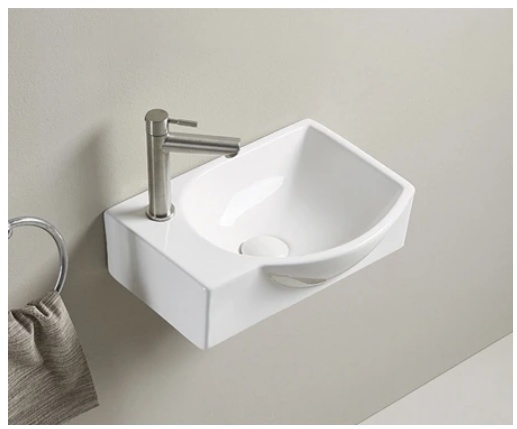 Раковина Gid подвесная 61130R N9276R белый - артикул K0000219304