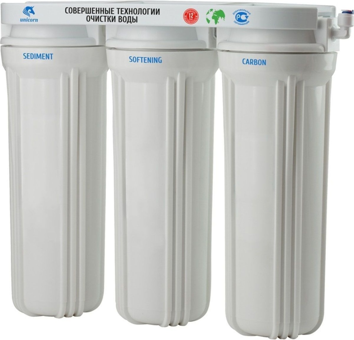 Фильтр под мойку 1/2'' трехступ. хол. вода 10" UNICORN (FPS 3) - артикул K0000019453
