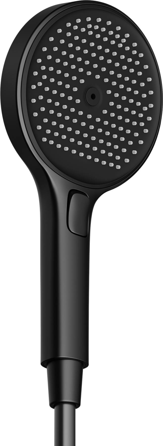 SC6001MB Душевая лейка SANCOS NOK ROUND, кнопочное управление, D=130 мм, 3 режима, черный матовый - артикул K0000220550