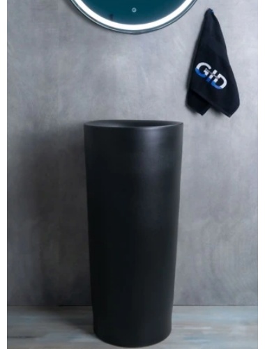 Раковина Gid напольная 81110 Nb130bg черный графит - артикул K0000219275