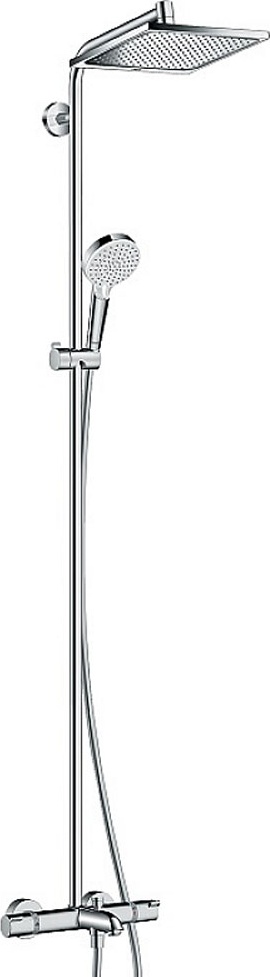 Душевая система с термостатом для ванны, хром Hansgrohe Crometta 240 Showerpipe 27298000 - артикул K0000262888