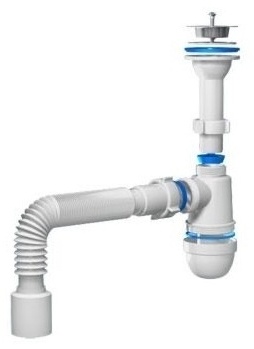 сифон "Ани" грот  с гиб.труб 40*50 С0510 (35шт) - артикул R0003233