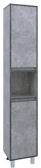 AVK3. Пенал напольный, 2 Двери + Ниша 400 (София) - артикул K0000087163