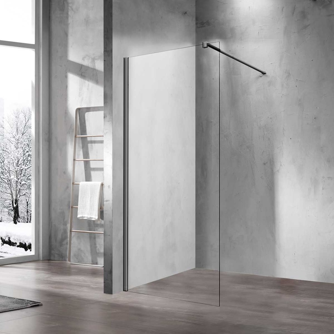Душевая перегородка Walk-In VSW-1H600CLGM, 600*2000, вороненая сталь, стекло прозрачное - артикул K0000218452