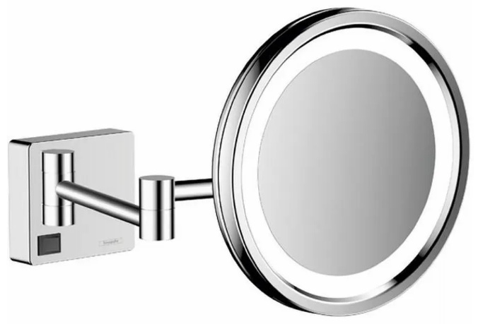 Зеркало косметическое с подсветкой, хром Hansgrohe AddStoris 41790000 - артикул K0000263024