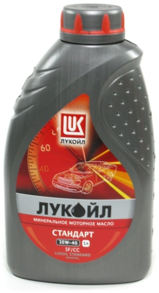 10W40 Лукойл Стандарт SF/CC 1л минеральное моторное масло - артикул K0000089851