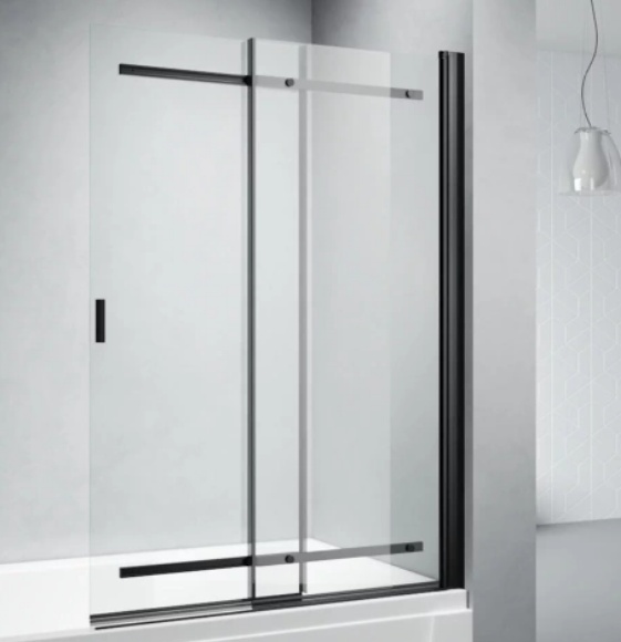 Душевая шторка Veconi PL-88B Арт. PL88B-90-01-C8 (880-900/1400) Стекло прозрачное/4 мм - артикул K0000169057