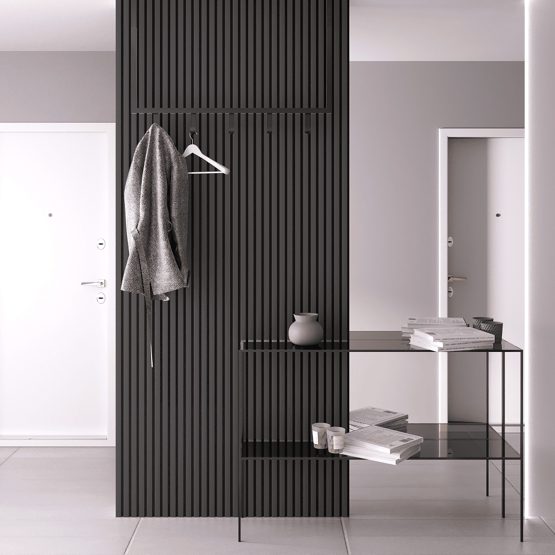 Панель стеновая акустическая МДФ Comfort De Luxe 2780 x 600 x 9 цвет Black Lead - артикул K0000237396