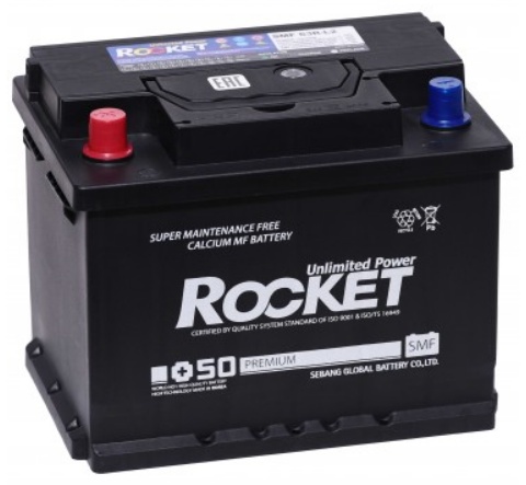 Аккумулятор 063 Rocket SMF 63R-L2 прямая полярность +/- - артикул K0000199905