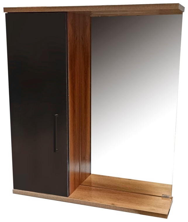 Шкаф Лаура 60 лев (графит/дуб золотой) ECO - артикул K0000172015