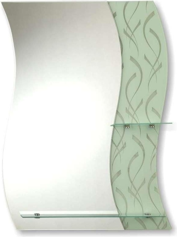 Зеркало Континент "Эстель" (600x790) с полками - артикул K0000041835