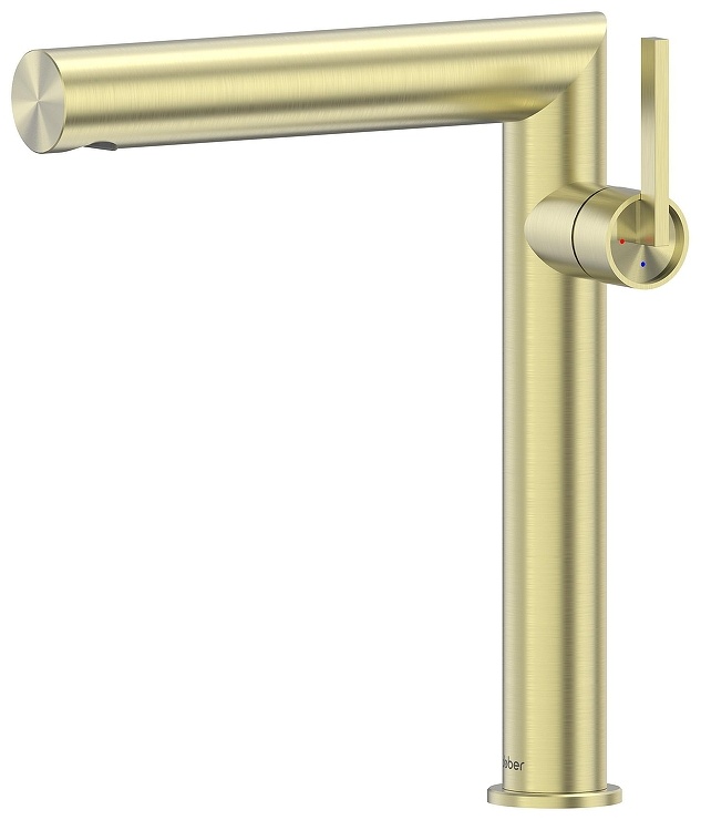 Смеситель ABBER Perfekte 316 AF8A11BG-L для раковины, золото брашированное - артикул K0000231037