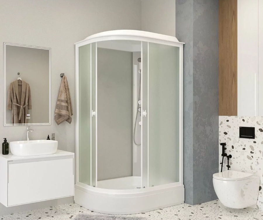 Душ.кабина Niagara Promo P110/80/26R/MT (1100х800х2150) 4 места + полка - артикул K0000189736