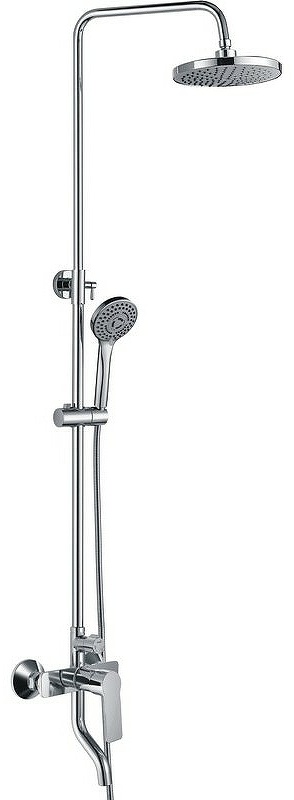 Душевая система HAIBA HB2414, тропический душ, латунь, хром - артикул K0000180670