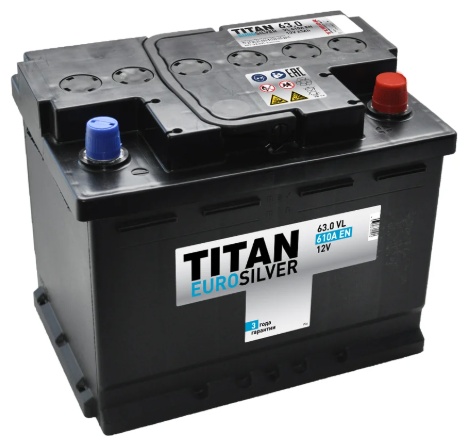 Аккумулятор 063 VL Titan ES обратная полярность -/+ - артикул K0000199733