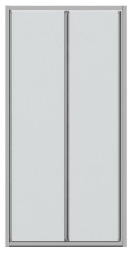 BD100.4121A Душевая дверь BRAVAT LINE 1000х2000 в нишу1 скл.дв.  5mm/easy clean - артикул K0000039080