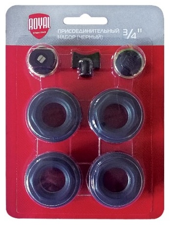Набор присоединительный Royal Thermo 3/4" black - артикул K0000093188