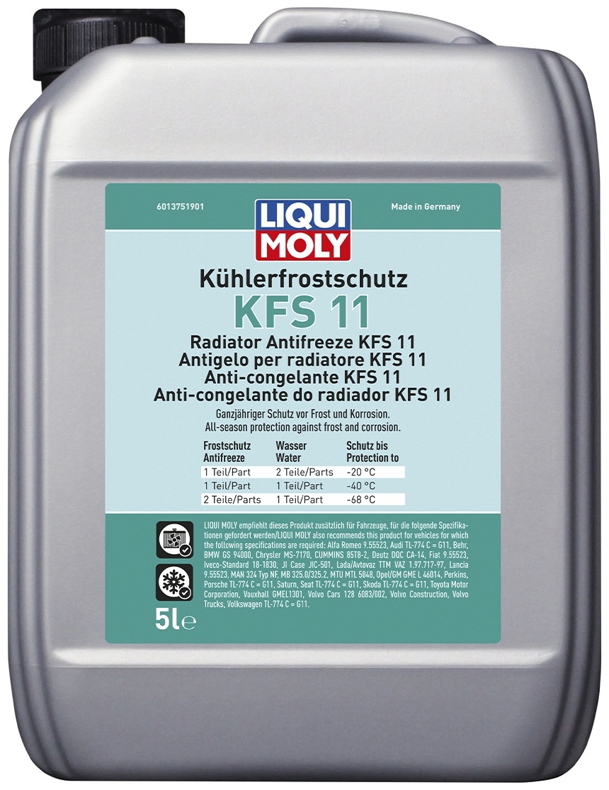 KUHLERFROSTSCHUTZ KFS 11  (5л) антифриз (концентрат синего цвета) - артикул K0000065805