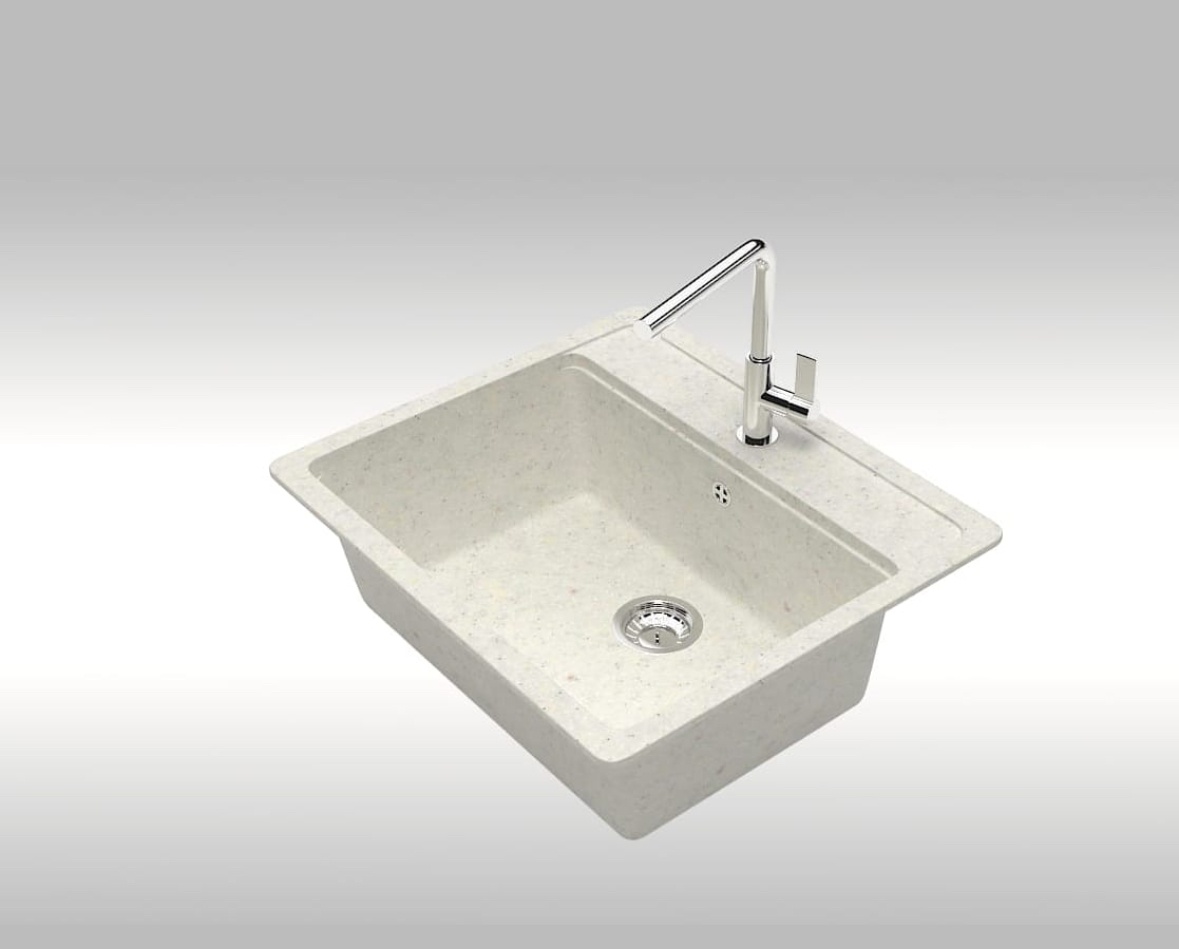 Мойка для кухни каменная MARRBAXX 9/Q7, хлопок, матовая - артикул K0000231655