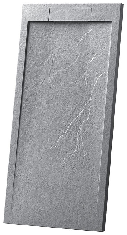 Поддон из камня Vincea VST-4SRL8012G, 1200*800, серый - артикул K0000092673