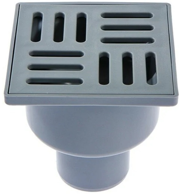 трап вертик.вып.50  с решеткой из пластика. 10х10(ТА5204)  16 шт - артикул R0005663