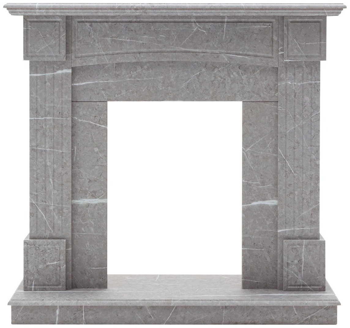Портал для электрокамина ANDREA R STD GR-F716 (965х1042х390, МДФ, мрамор серый) - артикул K0000101822