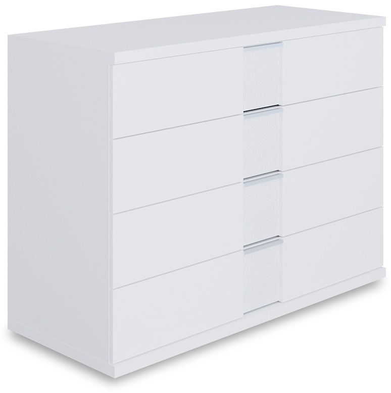 Комод (1000х910х505) Гл-1,1 Белый (5 мест) - артикул K0000044836