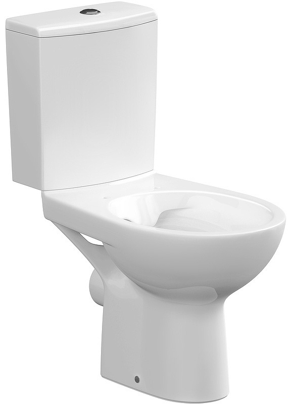 Унитаз-компакт NATURE Clean On slim с крышкой, дюропласт микролифт - артикул K0000227436