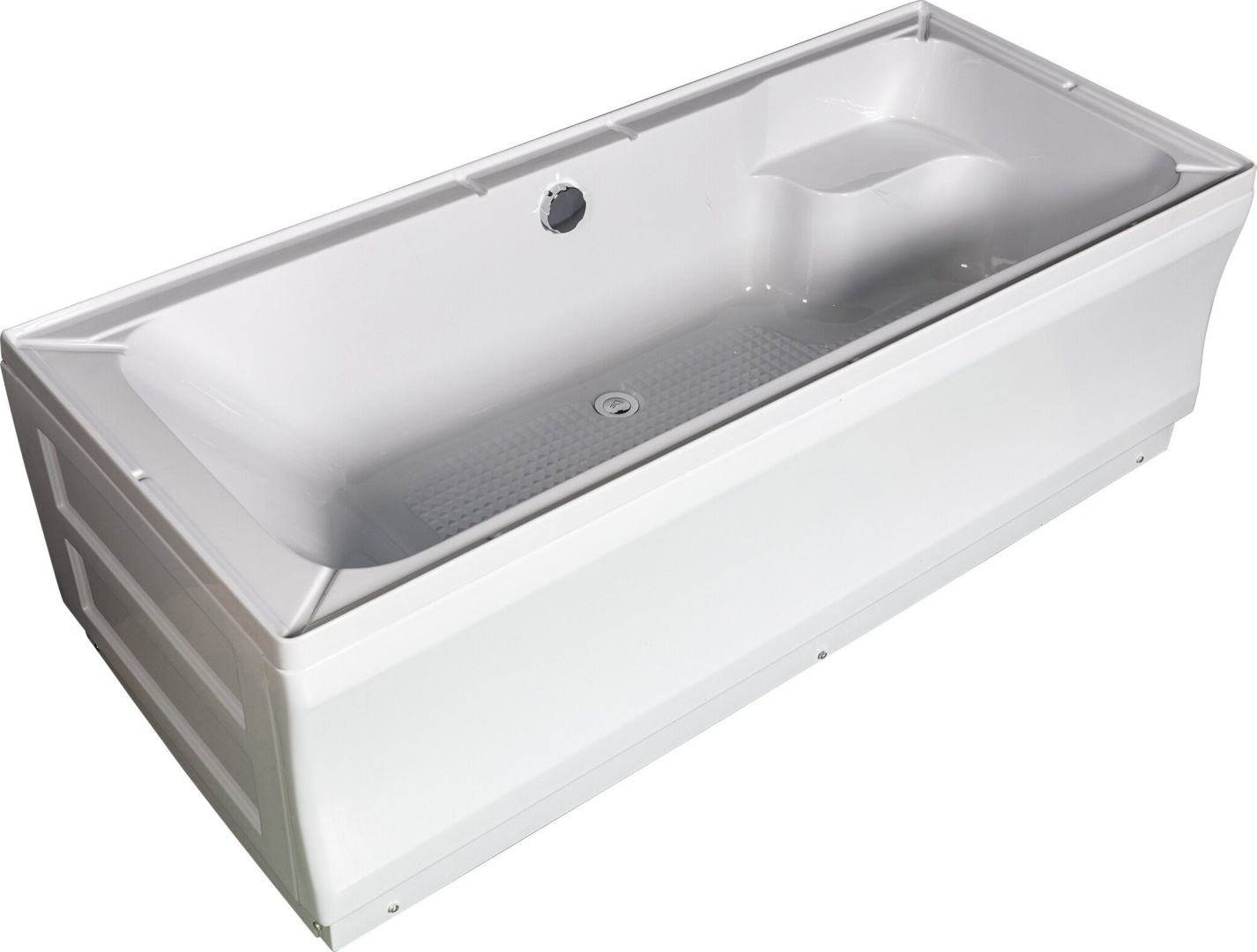 Ванна акриловая прямоугольная WEMOR 150/75/55 S 1500*750*550 (каркас и экран в комплекте) - артикул K0000097377