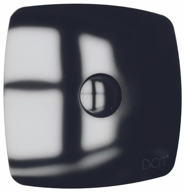 Вентилятор накладной RIO 4С D100 обр.клапан Obsidian DICITI - артикул K0000183532