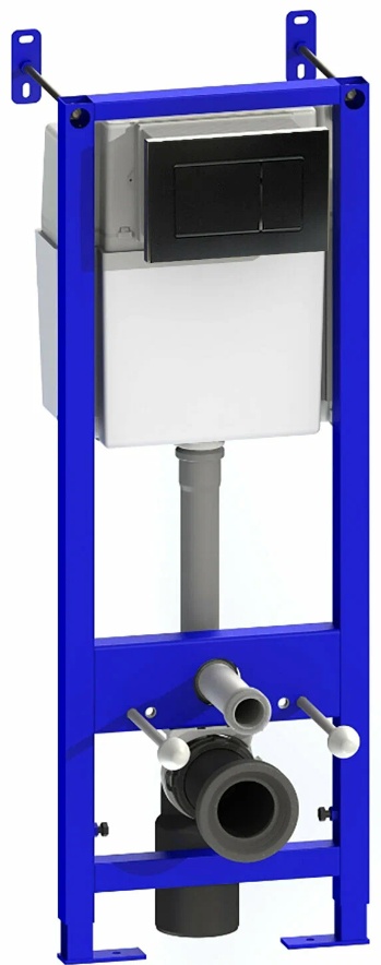 Комплект инсталяции с черной кнопкой УКЛАД - артикул K0000194382