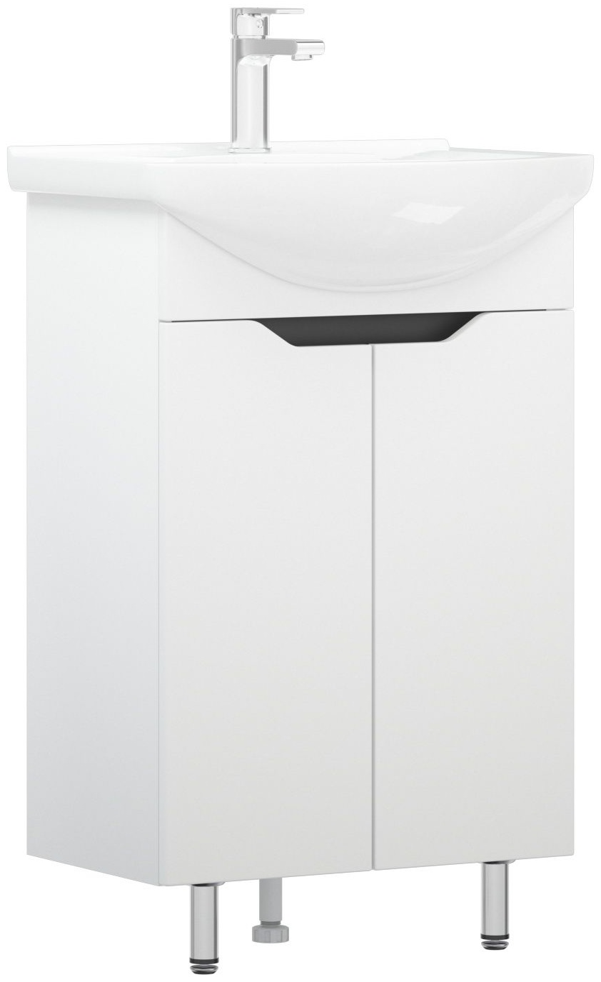 Комплект Тумба "Грейп" 55 Cetus + умывальник - артикул K0000194323