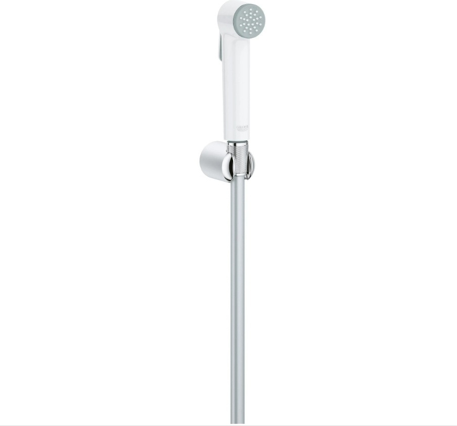 Душевой набор с гигиеническим душем GROHE Tempesta-F металлический душевой шланг Silverflex 1250 мм, - артикул K0000081912