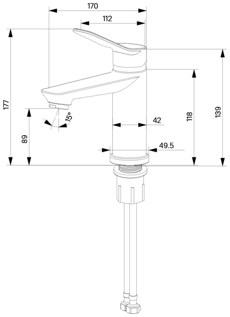 Enjoy смеситель для умывальника Milardo - артикул K0000194352