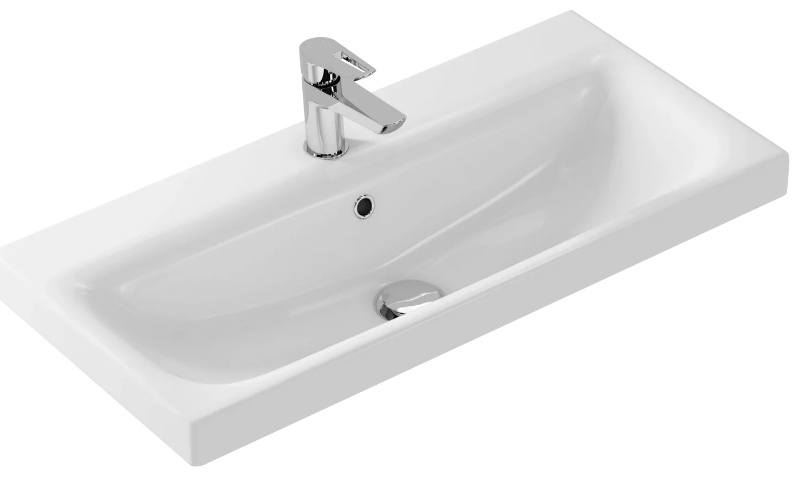 Умывальник мебельный  MODUO 80 SLIM 1 отв.CERSANIT - артикул K0000188647