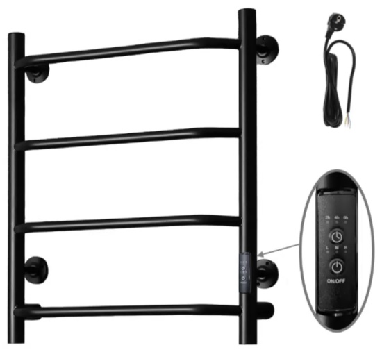 Полотенцесушитель Пэк сп 6 60х40 черный ВГП - артикул K0000237579