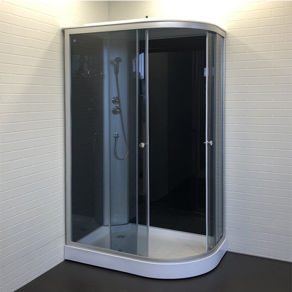 Душ.кабина COMFORTY 301L, серое стекло, задн.черн.стекл.панель,1200*800*2150 - артикул K0000201753