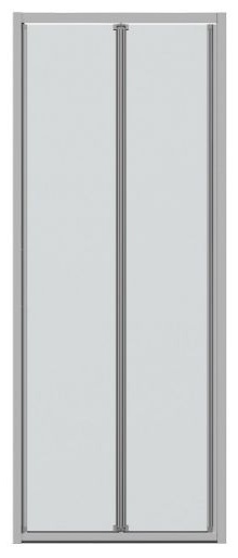 BD100.4120A Душевая дверь BRAVAT Drop 1000X2000 в нишу с 1 сдв. дверью. 6 мм проф. алюм. - артикул K0000039081