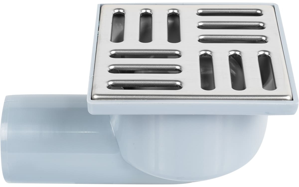 трап вертик.вып.50  с решеткой нерж. 15х15(ТА5712) - артикул K0000000516