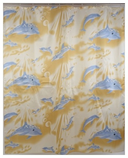 штора для ванной 020A-04 (песочные дельф) - артикул K0000040886