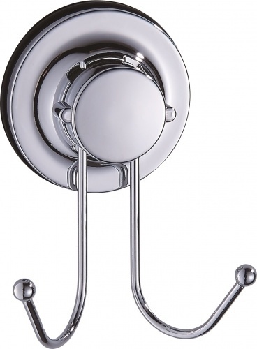 крючок POTATO P7905-2  (настенный, двойной) на вакуумной присоске уп.20 шт - артикул K0000017323