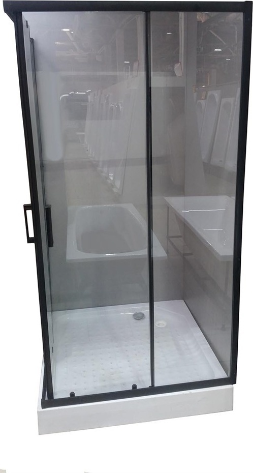 Душевая кабина EBATH SGL-3002B 1000*1000*1950 Черный с поддоном - артикул K0000081340