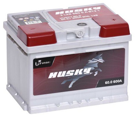 Аккумулятор 060 Husky е низкий обратная полярность -/+ - артикул K0000199879