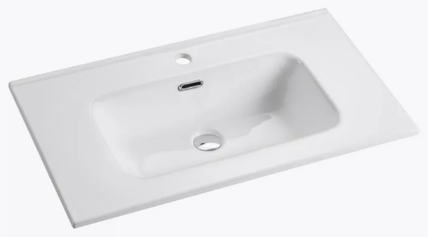 Раковина Gid встраеваемая сверху 71156 9070s белый - артикул K0000219373