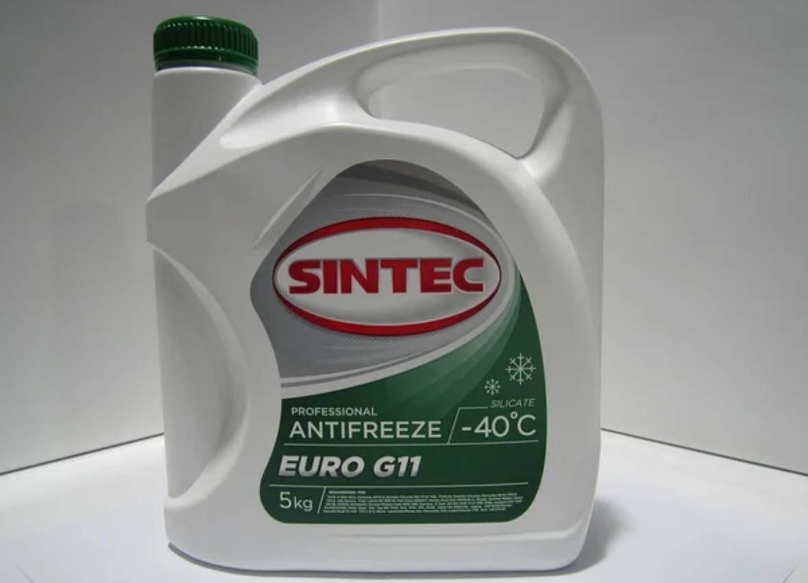 Антифриз зеленый Sintec EURO 5кг - артикул K0000109571